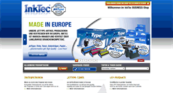 Desktop Screenshot of inktec-megastore.de