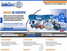 Tablet Screenshot of inktec-megastore.de